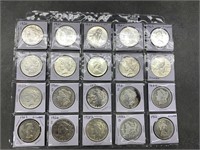Silver Coins, Cien Pesos, Canadian Dollars