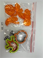 Lot of Halloween Cookie Cutters
