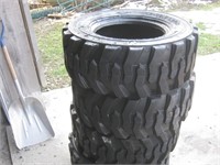 Set Of (4) 12-16.5 Skidsteer tires