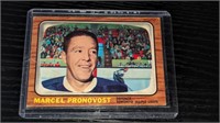 1966 67 Topps Hockey Marcel Pronovost #20