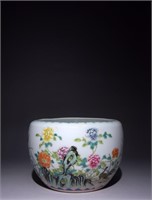 Chinese Famille Rose Porcelain Washer