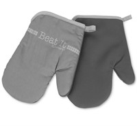 Cuisinart mini oven mitts with printed words set