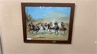 FREDERIC REMINGTON “DASH FOR THE TIMBERS” PRINT