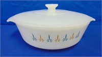 Fire King Covered Vintage Casserole Dish