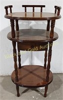 3 Tier Oval Side Table