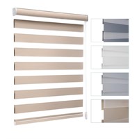 MYshade Custom Size Zebra Roller Shades Blackout(8