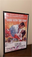 35x27in gone with wind poster