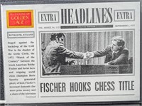 2012 Panini Golden Age Extra Fischer Beats Spassky