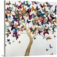 12"x12"  'a Butterflys Journey' - Painting Print
