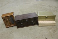 (4) Jewelry Boxes With Assorted Jewelry