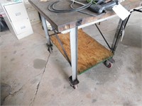 ROLLING METAL SHOP CART