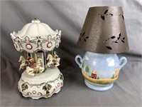 Tea Light Lamp & Carousel