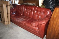 Flexsteel Leather 3-Cusion Sofa