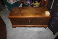 Vintage Cedar Chest on Wheels