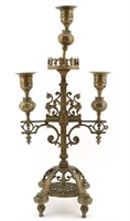 Ornate Brass Candelabra