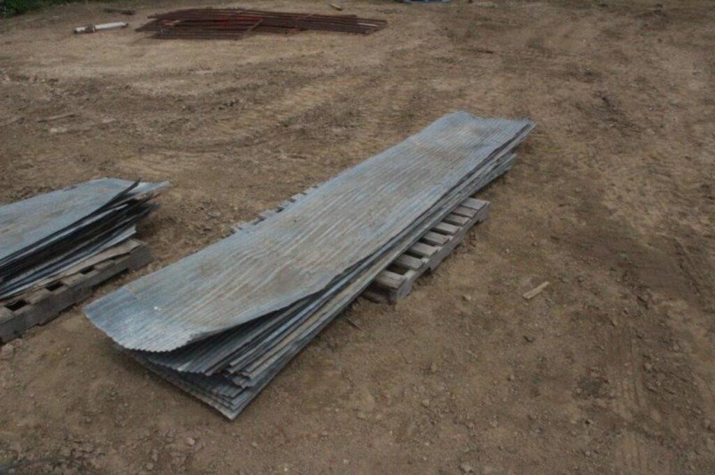 Approx. (19) 9FT - 12FT Corrugated Steel Sheeting