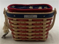 Longaberger 2001 hostess appreciation basket w