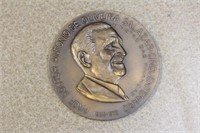 Antonio De Oliveria Salazar Bronze Plaque