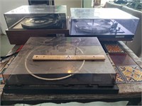 3 Record Players - Untested!