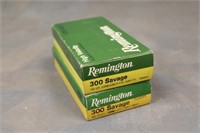 (2) Full Boxes of Remington .300 Savage Ammunition