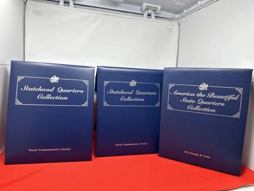 (Empty)Statehood Quarters Collector Binders &