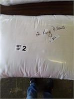 (2) King Size Pillows