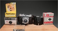 Collection Of Vintage Kodak Cameras & Accessories