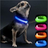 Visinite Light Up Dog Collars (Medium  Large)