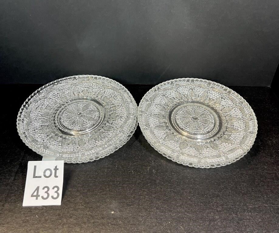 Federal Glass 8 inch Plates