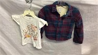 R4) KIDS SIZE 5 SHIRT & JACKET, CARTERS & FALLS