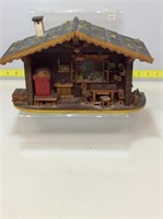 Vintage musical model wall art diorama. Made in