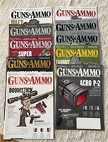 B4) Guns & Ammo magazines 2021. Missing July &