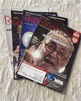 B4) 4 American Rifleman magazines 2017.