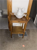 Washstand with pitcher and basin Royal Hager