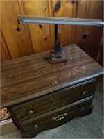 Nightstand and desk lamp