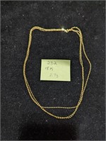 18k Gold 2.7g Necklace