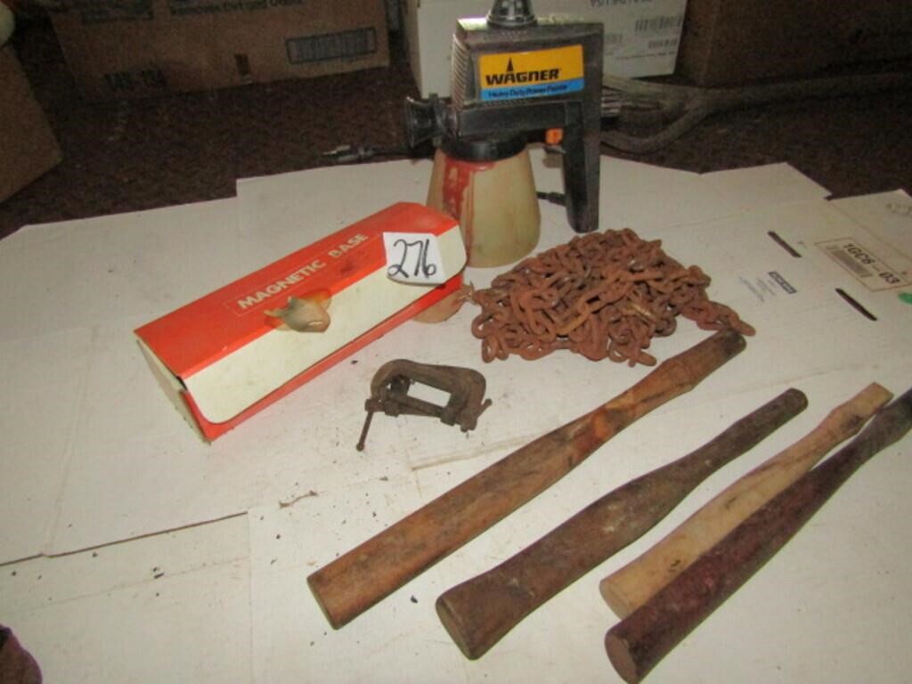 CHAIN , HAMMER HANDLES, MAGNETIC BASE TOOL, WAGNER
