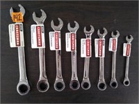 8pc Craftsman Dual Ratcheting Wrenches Metric