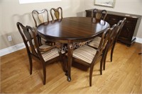 Gibbard Solid Mahogany Dining Table & Six Chairs