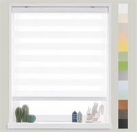 $107 46x64” Zebra Horizontal Blind Cordless White