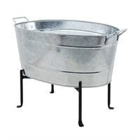 Achla Designs Classic Oval Galvanized Tub with