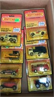 Lot of 8 Matchbox Cars In Box Trucks F1 Etc