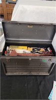 KENNEDY TOOLBOX FULL OF TOOLS AND MORE