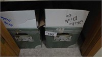 (2) Boxes of White Dish Set