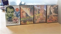 4 SEALED DVDs