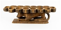 Antique Carved African Oware / Mancala Game