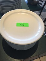 (13) 9" White Dinner Plates