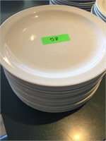 (13) 10.5" White Dinner Plates