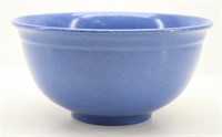 BON CHEF Blue Pottery Mixing Bowl- Augusta, N.J.
