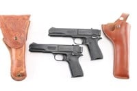 Two Marksman Repeater 177 Air Pistols